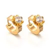 Gold Ohrringe mit Zirkonia