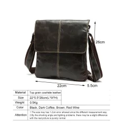 Genuine Leather Crossbody Shoulder BagBags