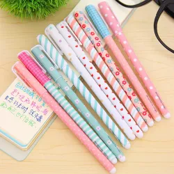 Flowery Design Farbe Gel Stifte 10pcs