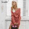 Sexy Cross Knitting Sweater PulloverHoodies & Jumpers