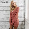 Sexy Cross Strickpullover