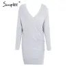 Sexy Cross Knitting Sweater PulloverHoodies & Jumpers