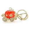 Crystal pumpkin - carriage - keychainKeyrings