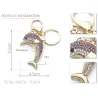 Crystal dolphin - keyringKeyrings