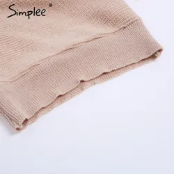Sexy Cross Strickpullover