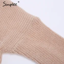 Sexy Cross Strickpullover