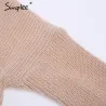 Sexy Cross Strickpullover