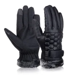 Retro verdicktes Leder - Touchscreen - Anti-Skid Handschuhe