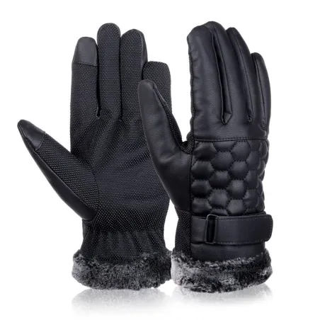 Retro verdicktes Leder - Touchscreen - Anti-Skid Handschuhe