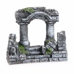 Aquarium Fish Tank Decoration Resin Rome Square Stone PillarsAquarium