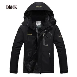 Wasserbeständige Winddichte Dicke Kapuze Winterjacke