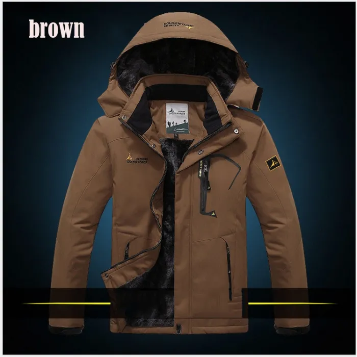 Water Resistant Windproof Thick Hooded Winter JacketJackets