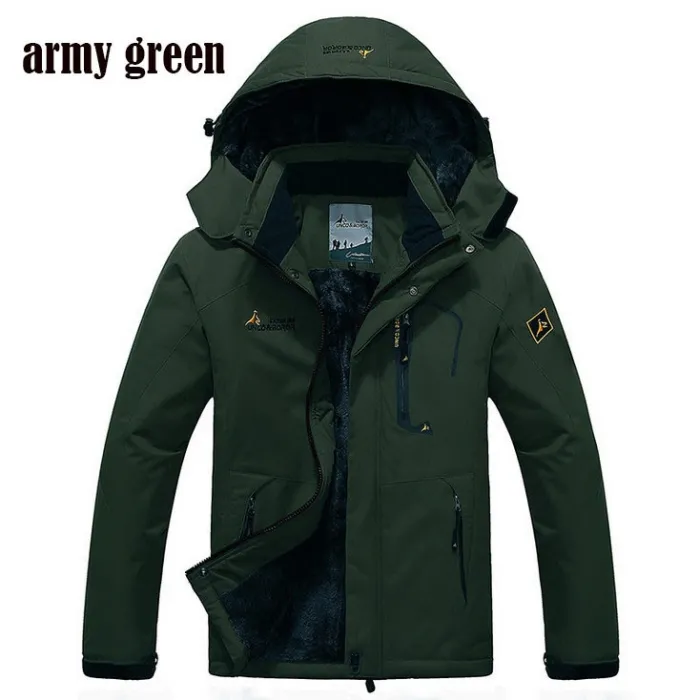 Water Resistant Windproof Thick Hooded Winter JacketJackets