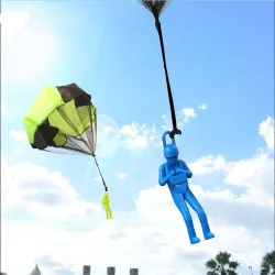 Hand werfen Fallschirm mit Mini Soldaten - Spielzeug Kite