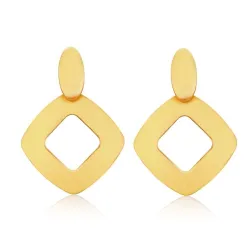 Geometric Gold Stud Ohrringe