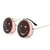 Steampunk Vintage Runde Doppellinsen Sonnenbrille Unisex