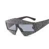 Strass Rahmen - übergroße Sonnenbrille