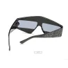 Strass Rahmen - übergroße Sonnenbrille