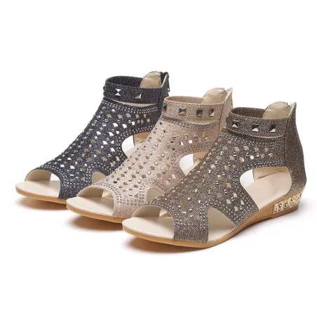 Mode Rivet Gladiator Sandalen