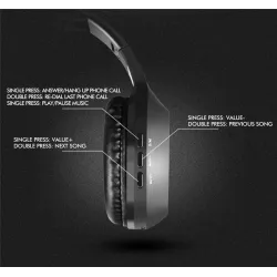 Salar S11 Wireless Headset Foldable Bluetooth Headphones With MicEar- & Headphones