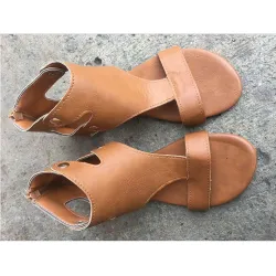 Leder Gladiator Damen Sandalen