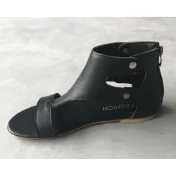 Leder Gladiator Damen Sandalen