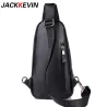 Herren Original Leder Crossbody Tasche