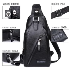 Herren Original Leder Crossbody Tasche