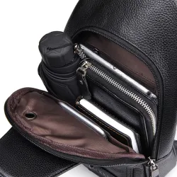 Herren Original Leder Crossbody Tasche