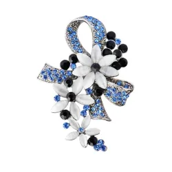 Vintage Türkische Blume Bowknot Brosche