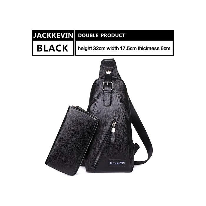 Herren Original Leder Crossbody Tasche
