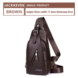 Herren Original Leder Crossbody Tasche