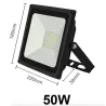 50W - 220V LED Flutlichtlampe IP 65 wasserdicht