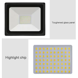50W - 220V LED Flutlichtlampe IP 65 wasserdicht