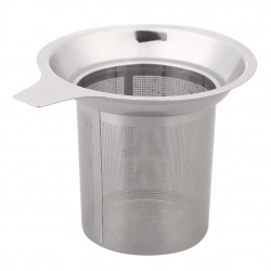 Mesh tea infuser - reusable strainer - stainless steel teapot