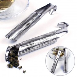 Pipe shaped tea infuser - stainless steel strainer