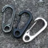Camping Outdoor Edelstahl Karabiner Schnalle Haken 10 Stk