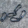 Camping Outdoor Edelstahl Karabiner Schnalle Haken 10 Stk