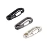 Camping Outdoor Edelstahl Karabiner Schnalle Haken 10 Stk