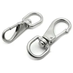 M4 multi-purpose swivel spring hook carabiner stainless steel 2 pcsOutdoor & Camping