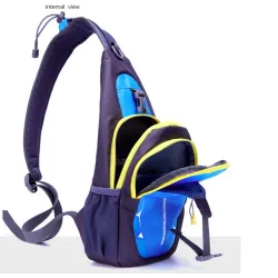 Wasserdichte Nylon Brust Schultertasche Rucksack unisex