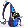 Wasserdichte Nylon Brust Schultertasche Rucksack unisex