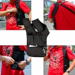 Nylon Anti-Diebstahl versteckt unterarm Schultertasche