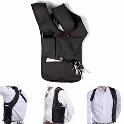 Nylon Anti-Diebstahl versteckt unterarm Schultertasche