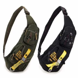 Wasserdichte Nylon Crossbody Schultertasche - Rucksack