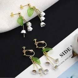 Lilies of the valley - stud earringsEarrings
