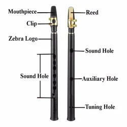 8 Löcher Mini Altsaxophon mit Mundstück Tune B
