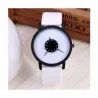 Leather quartz watch unisexWatches