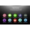 Bluetooth Y1 Smart-Uhr mit Handy Android kompatibel