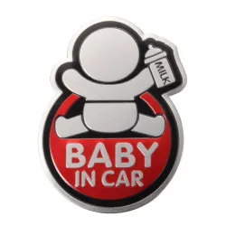BABY IN CAR reflective 3D car sticker waterproofStickers
